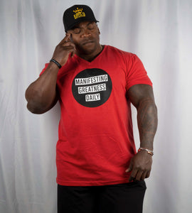 Manifesting Greatness Daily, T-Shirt “Red”